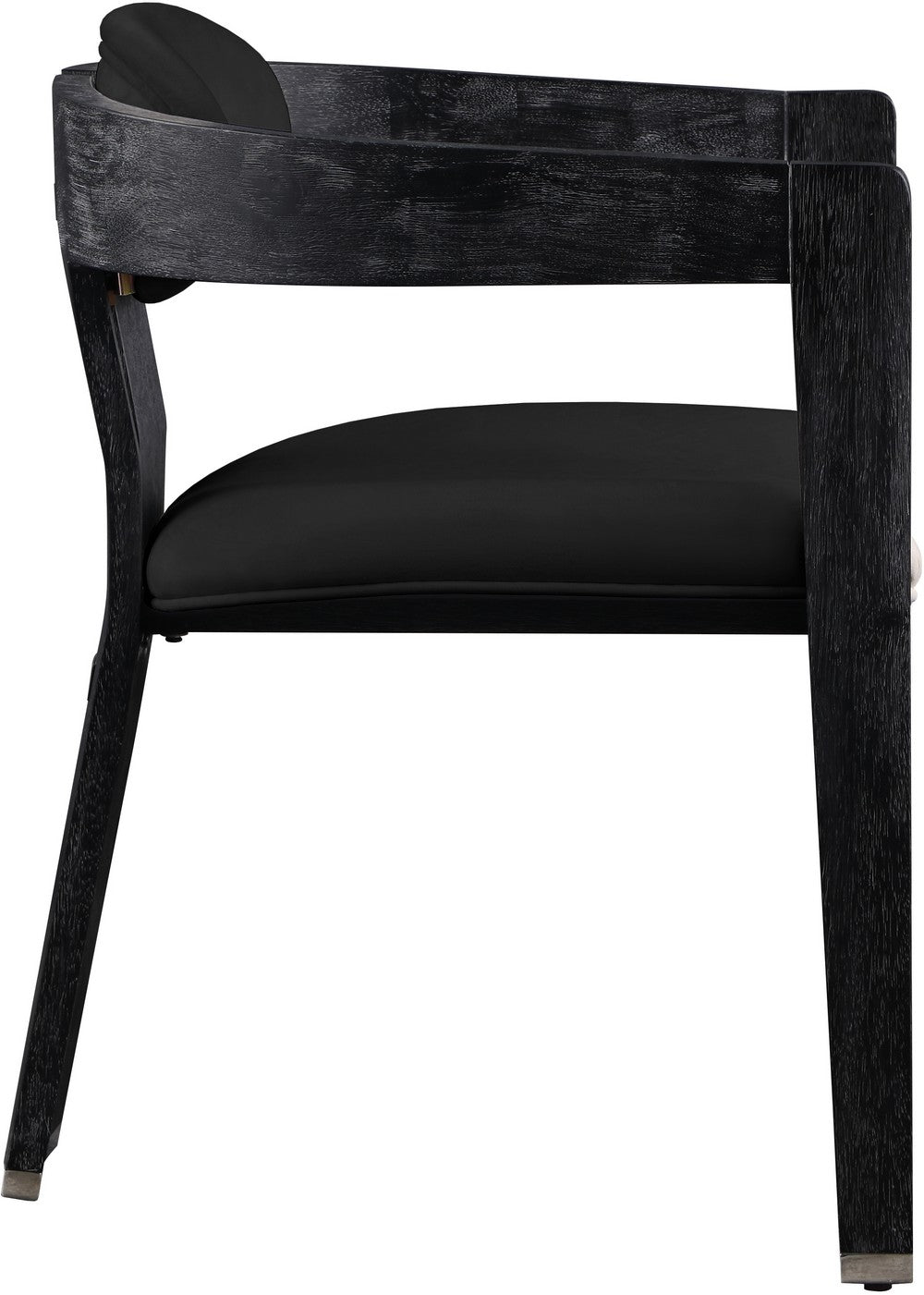 Meridian Furniture Vantage Black Velvet Dining Chair