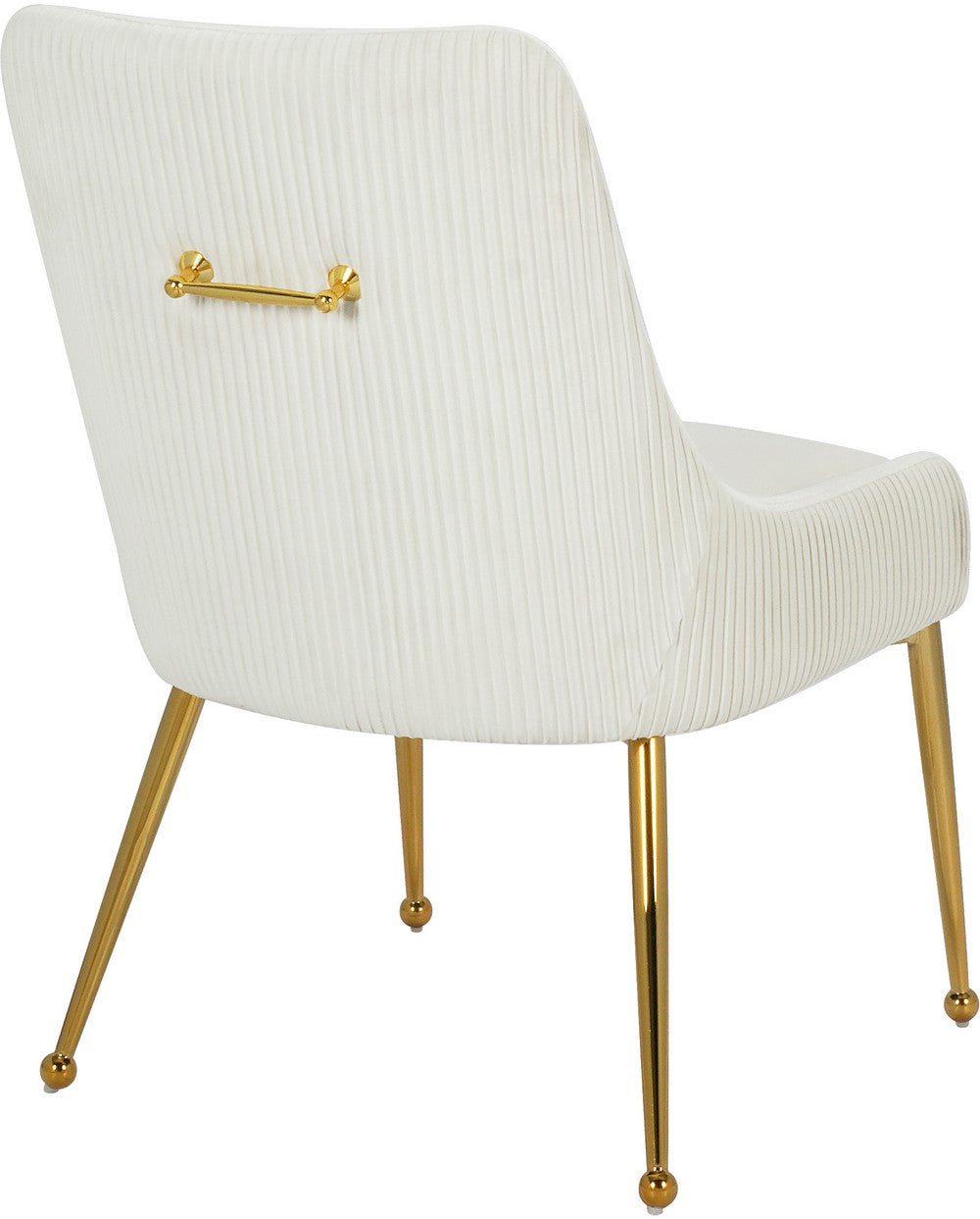 Meridian Furniture Ace Cream Velvet Dining Chair - Set of 2