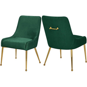 Meridian Furniture Ace Green Velvet Dining Chair - Set of 2Meridian Furniture - Dining Chair - Minimal And Modern - 1