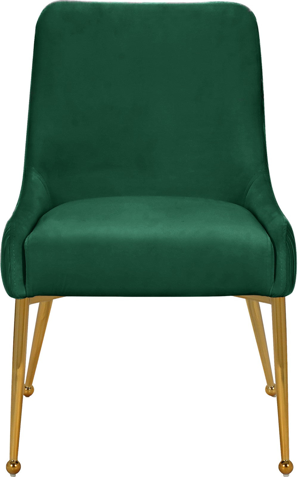 Meridian Furniture Ace Green Velvet Dining Chair - Set of 2