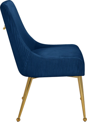 Meridian Furniture Ace Navy Velvet Dining Chair - Set of 2