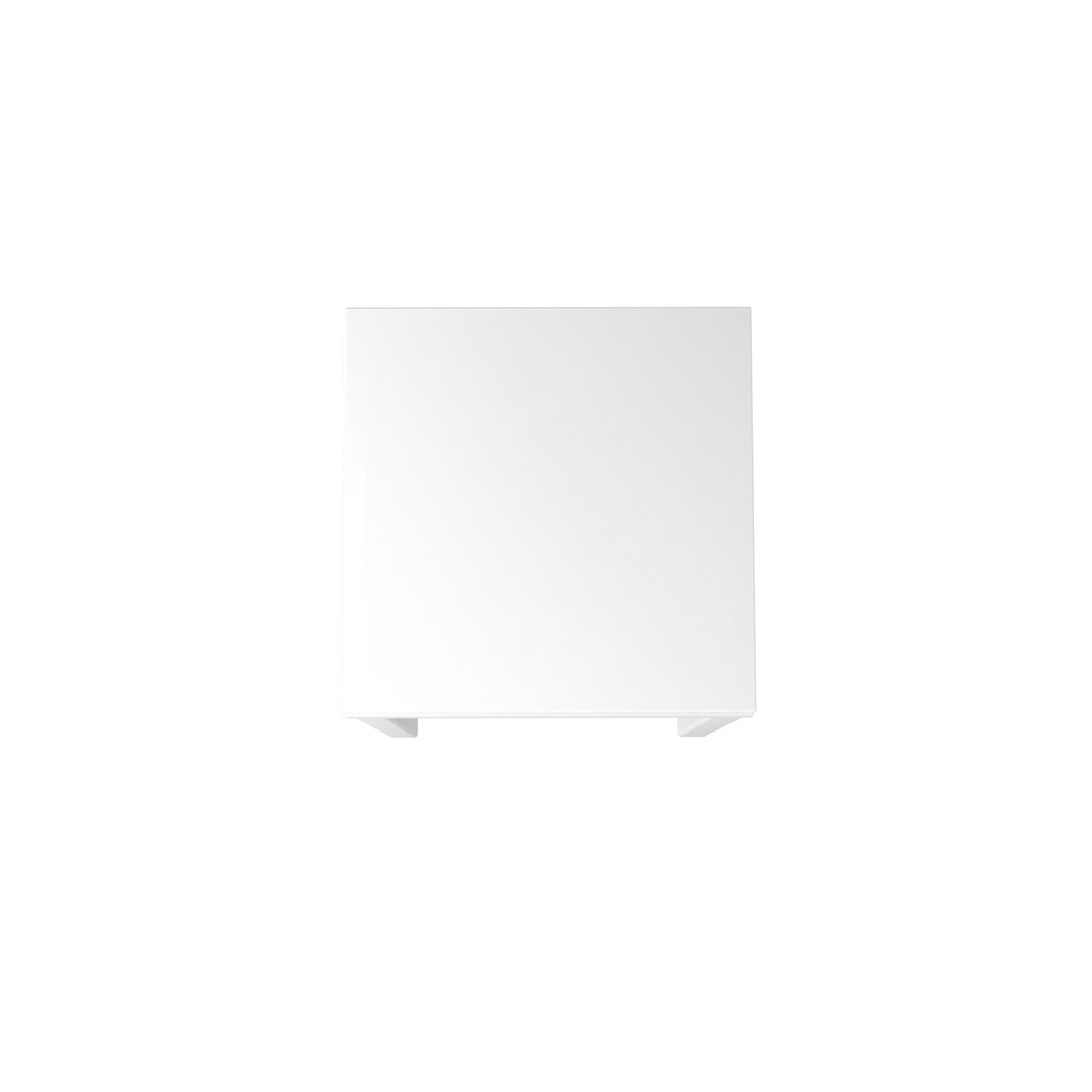 Manhattan Comfort  Lincoln Square End Table in White Gloss
