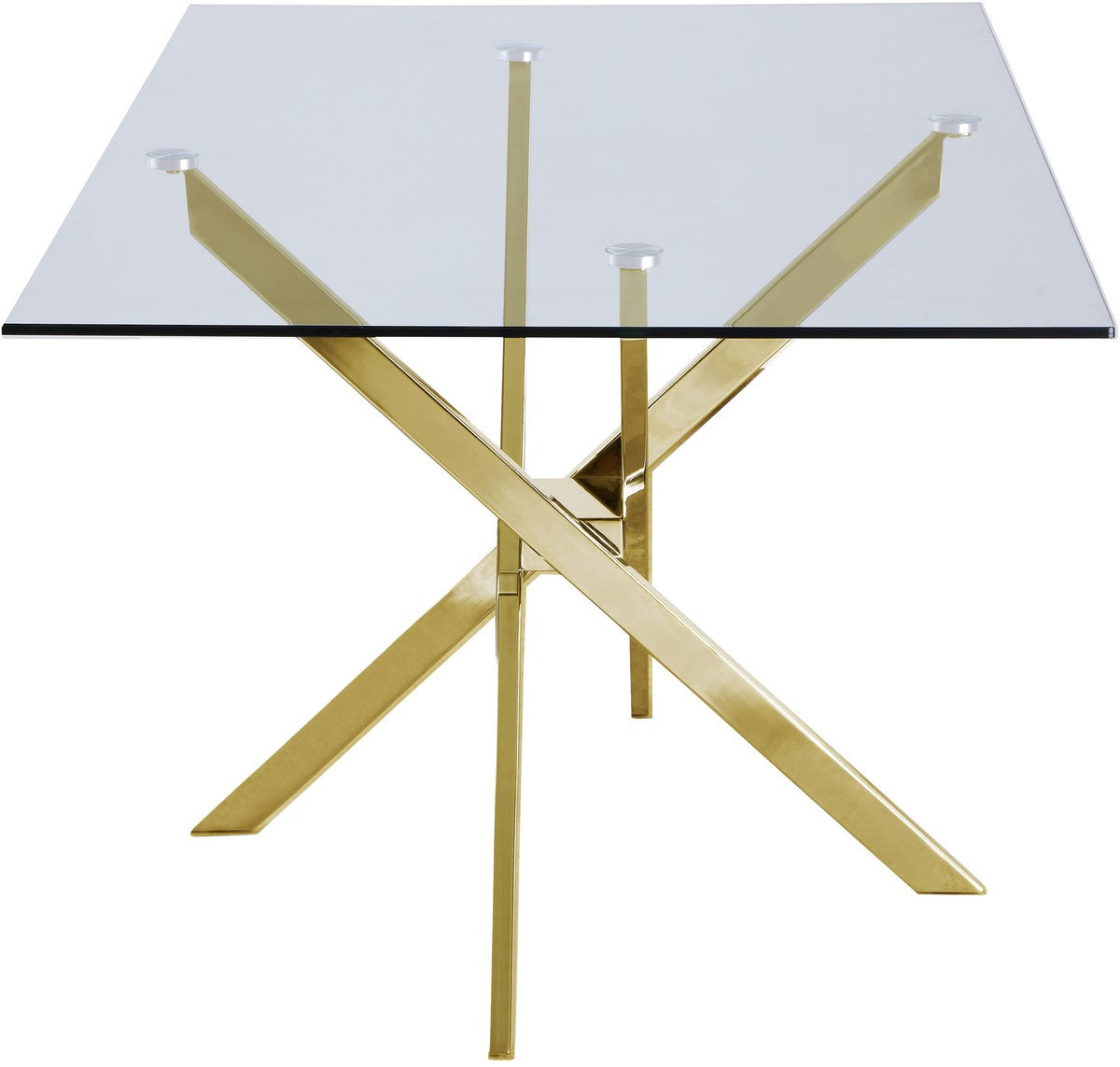 Meridian Furniture Xander Gold Dining Table
