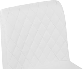 Meridian Furniture Bryce White Faux Leather Stool - Set of 2