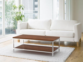 Bamboogle Koa Coffee Table With Silver Legs BKL-20-S-4924-K-Minimal & Modern