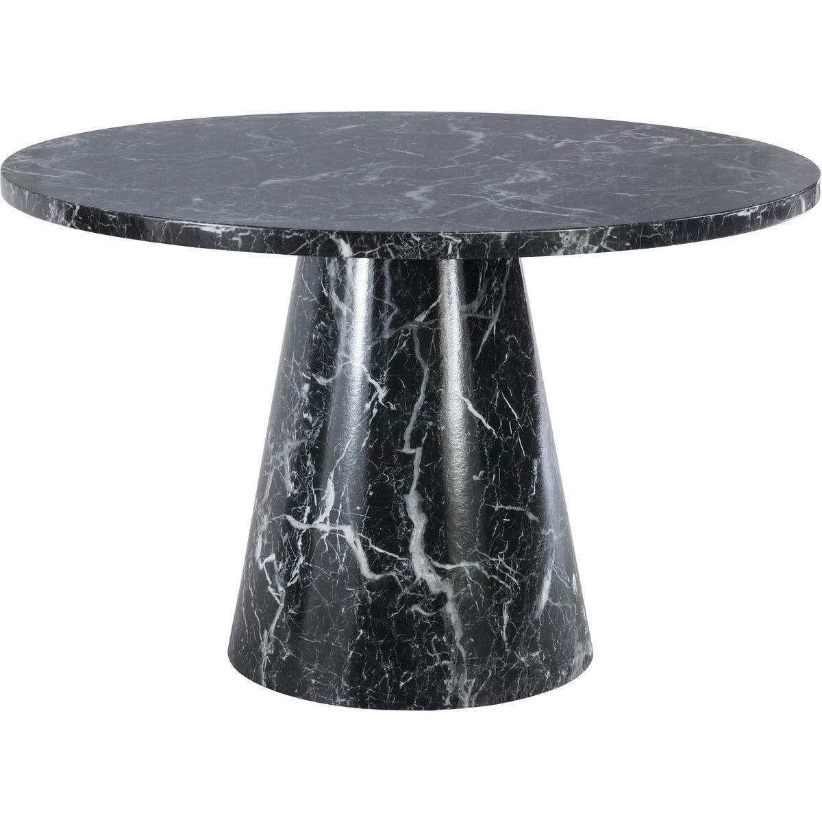 Meridian Furniture Omni Black Faux Marble Dining TableMeridian Furniture - Dining Table - Minimal And Modern - 1