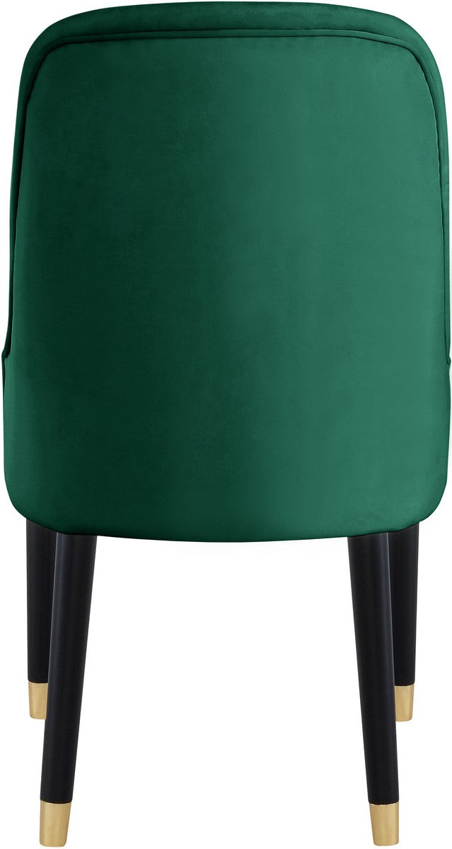 Meridian Furniture Omni Green Velvet Dining Chair - Set of 2