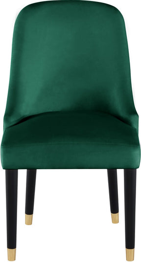 Meridian Furniture Omni Green Velvet Dining Chair - Set of 2