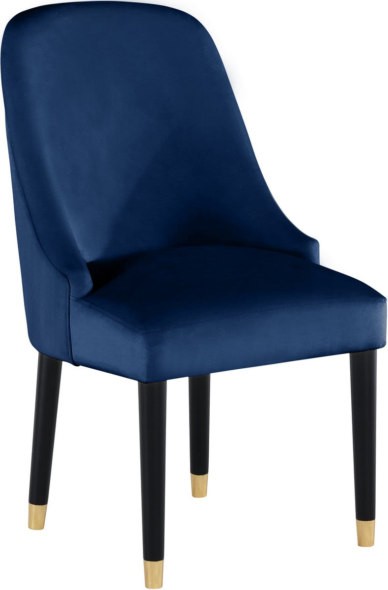 Meridian Furniture Omni Navy Velvet Dining Chair - Set of 2