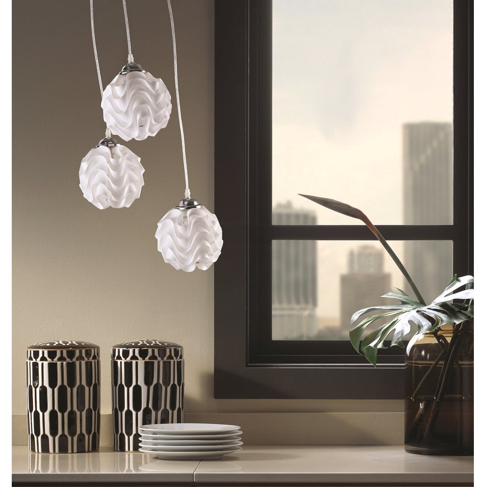Finemod Imports Modern Shade Hanging Lamp FMI9241-white-Minimal & Modern