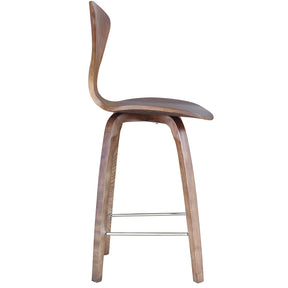 Finemod Imports Modern Wooden Counter Chair 25" FMI9254-Minimal & Modern