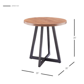 Courtdale Round End Table by New Pacific Direct - 9300079