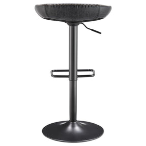 Rogue PU Leather Gaslift Bar Stool (Set of 2) by New Pacific Direct - 9300085