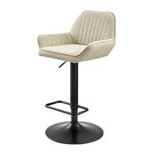 Luther Fabric Gaslift Swivel Bar Stool (Set of 2) by New Pacific Direct - 9300122