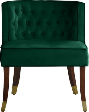 Meridian Furniture Perry Green Velvet Dining Chair - Set of 2