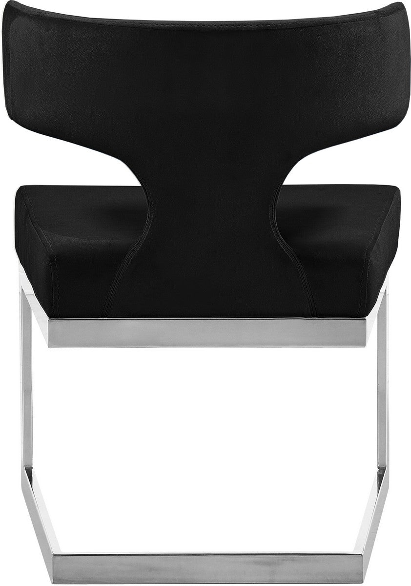 Meridian Furniture Alexandra Black Velvet Dining Chair