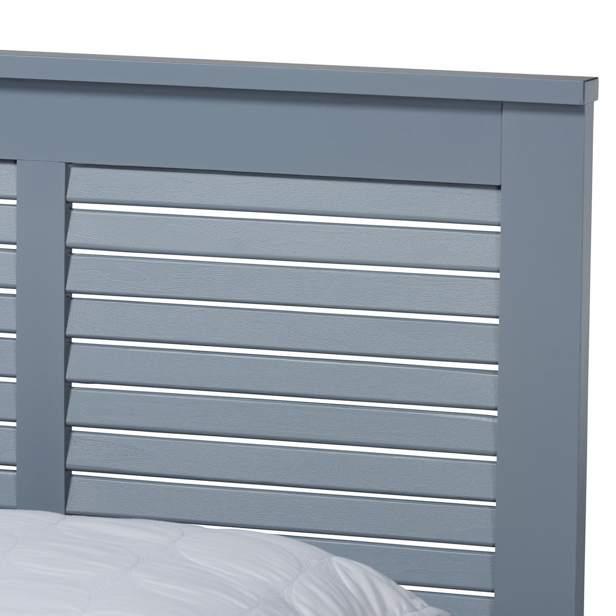 Baxton Studio Adela Modern and Contemporary Grey Finished Wood Full Size Platform Bed