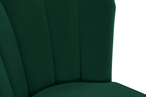 Meridian Furniture Lily Green Velvet Stool - Set of 2
