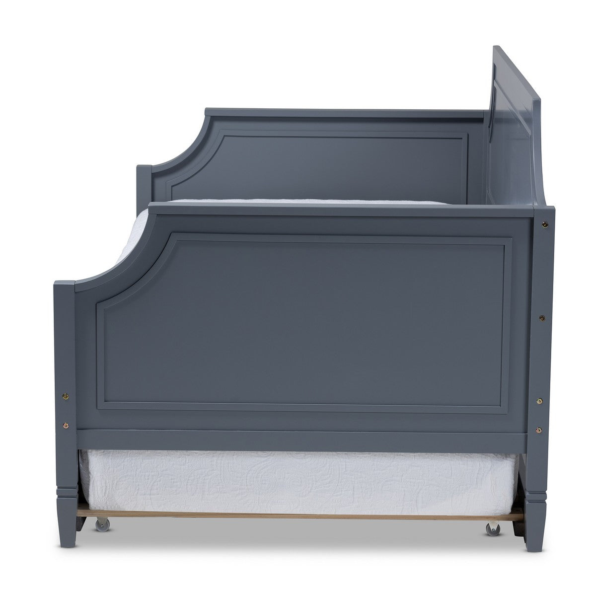 Baxton Studio Mariana Classic and Traditional Grey Finished Wood Twin Size Daybed