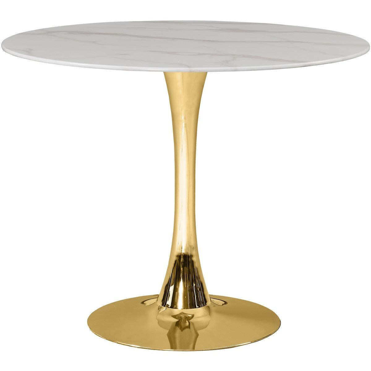 Meridian Furniture Tulip Gold Dining Table (3 Boxes)Meridian Furniture - Dining Table (3 Boxes) - Minimal And Modern - 1