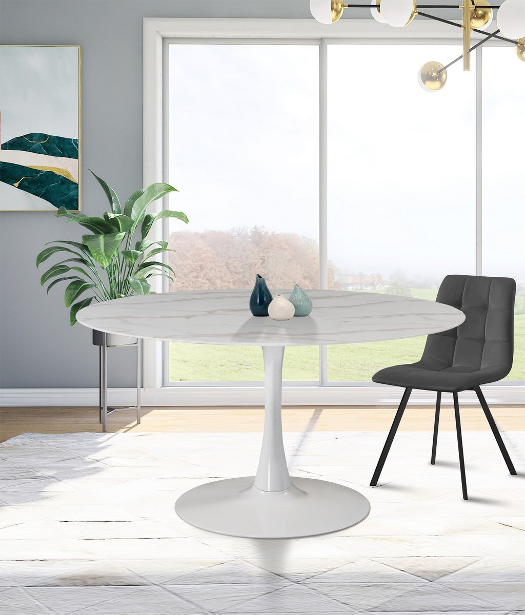 Meridian Furniture Tulip White Dining Table