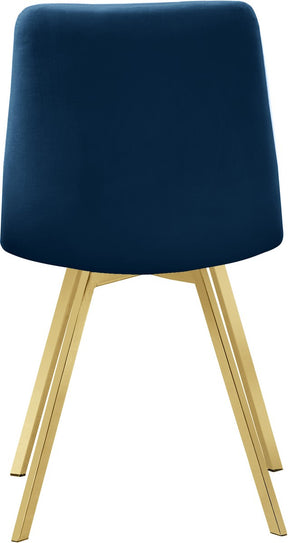 Meridian Furniture Annie Navy Velvet Dining Chair - Set of 2