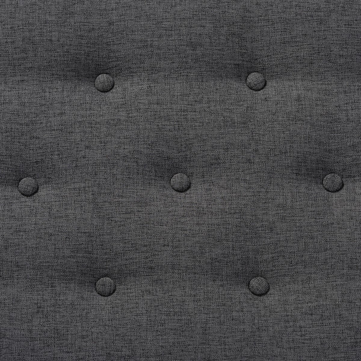 Baxton Studio Arne Mid-Century Modern Dark Grey Fabric Upholstered Walnut Finished Bench