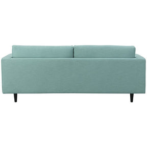 Manhattan Comfort Arthur 3-Seat Mint Green-Blue Tweed Sofa