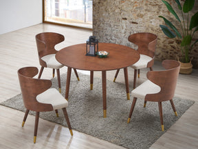 Meridian Furniture Sherwood Gold Dining Table