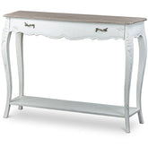 Baxton Studio Bourbonnais Wood Traditional French Console Table Baxton Studio-side tables-Minimal And Modern - 1