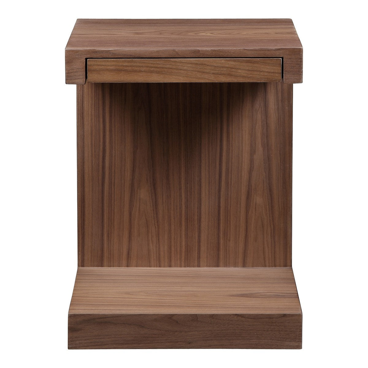 Moe's Home Collection Zio Sidetable Walnut - AD-1025-03 - Moe's Home Collection - side tables - Minimal And Modern - 1