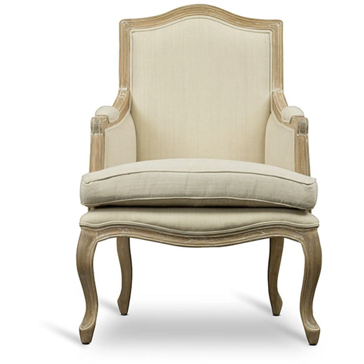 Baxton Studio Nivernais Wood Traditional French Accent Chair Baxton Studio-chairs-Minimal And Modern - 2