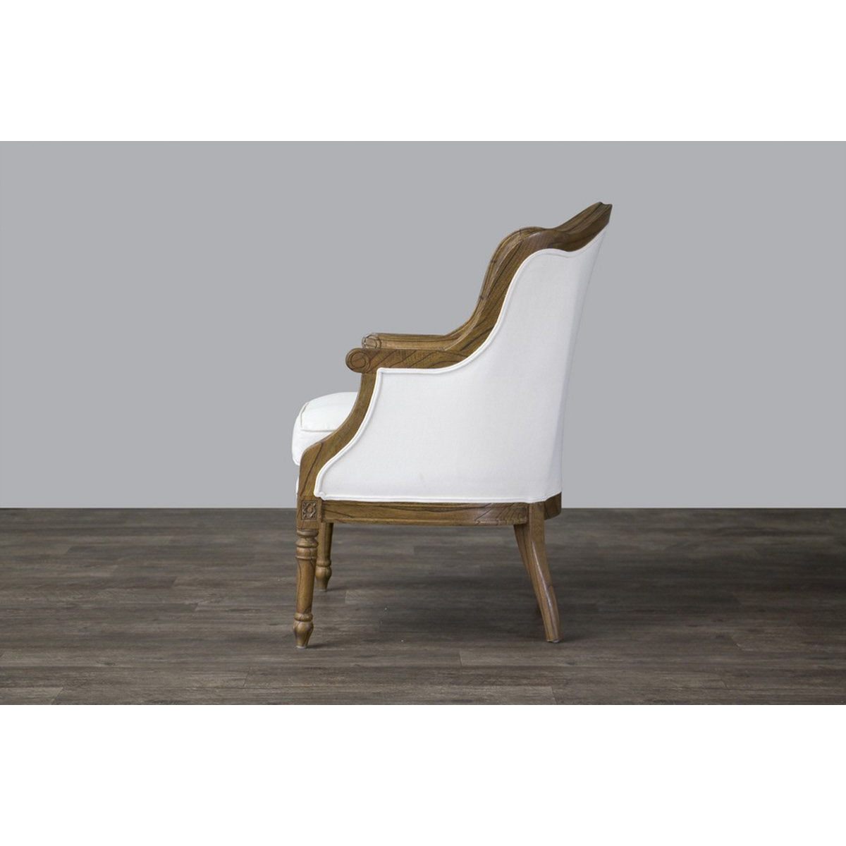 Baxton Studio Charlemagne Traditional French Accent Chair- Baxton Studio-chairs-Minimal And Modern - 4