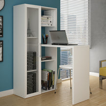 Manhattan Comfort Enchanthing Ast Smart Desk with 6 - Shelves-Minimal & Modern