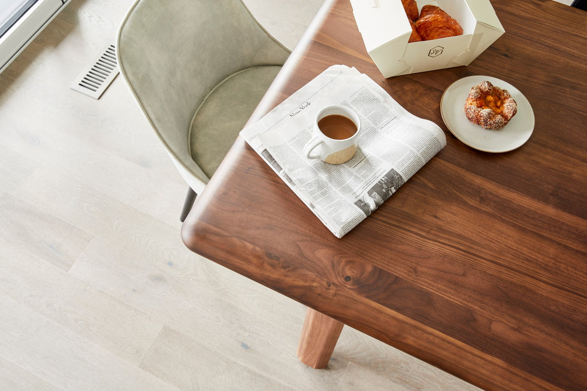 Moe's Home Collection Malibu Dining Table Walnut - BC-1046-03 - Moe's Home Collection - Dining Tables - Minimal And Modern - 1