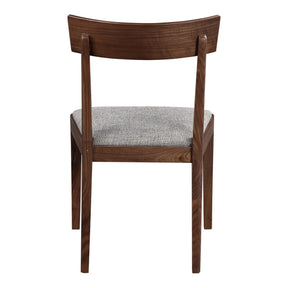 Moe's Home Collection Leone Dining Chair Walnut Set of Two - BC-1078-24