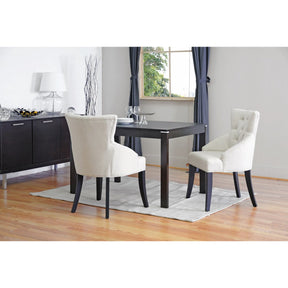 Baxton Studio Halifax Beige Linen Dining Chair (Set of 2) Baxton Studio-dining chair-Minimal And Modern - 4