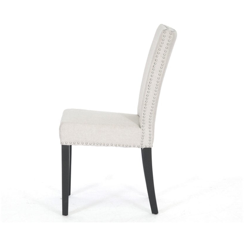 Baxton Studio Harrowgate Beige Linen Modern Dining Chair (Set of 2) Baxton Studio-dining chair-Minimal And Modern - 3