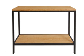 Bamboogle Timber Console Table With Black Legs BKL-10-B-4414-T-Minimal & Modern
