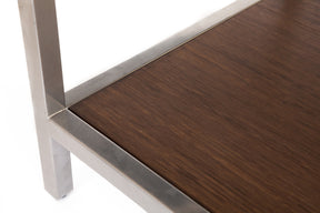 Bamboogle Dark Grey Console Table With Silver Legs BKL-10-S-4414-G-Minimal & Modern