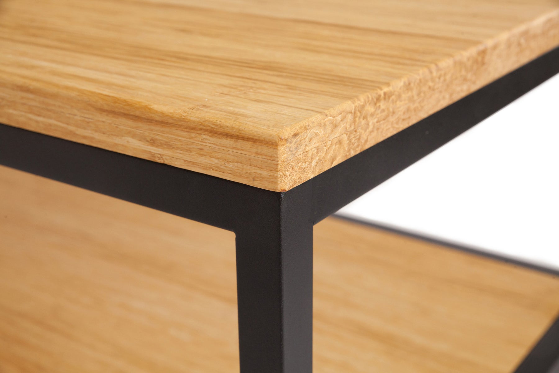 Bamboogle Timber Coffee Table With Black Legs BKL-20-B-4924-T-Minimal & Modern