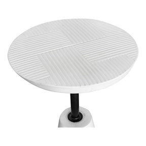 Moe's Home Collection Foundation Outdoor Accent Table White - BQ-1046-18