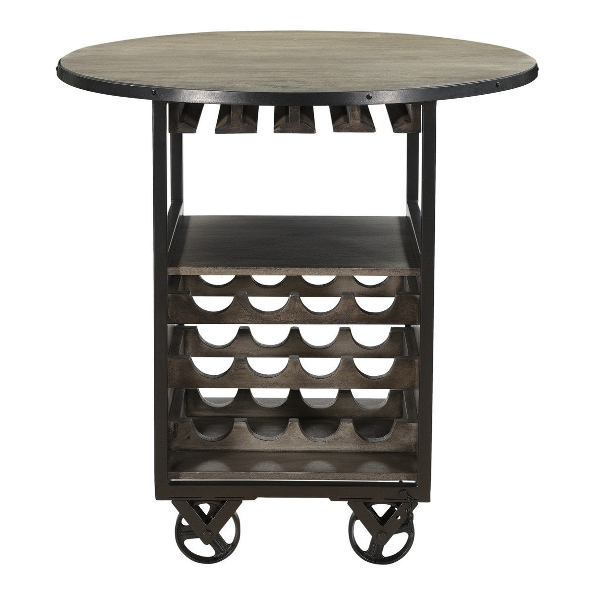 Moe's Home Collection Julep Bar Cart - BV-1017-41 - Moe's Home Collection - Extras - Minimal And Modern - 1
