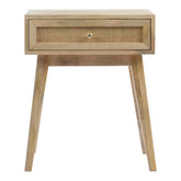 Moe's Home Collection Reed Side Table Natural - BZ-1107-24 - Moe's Home Collection - End Tables - Minimal And Modern - 1