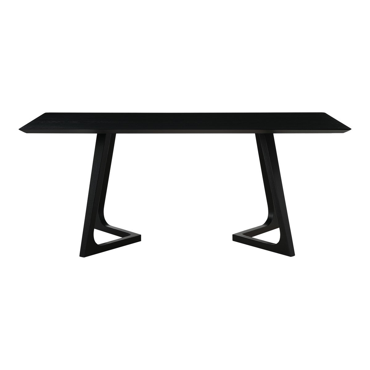 Moe's Home Collection Godenza Dining Table Rectangular Black Ash - CB-1004-02 - Moe's Home Collection - Dining Tables - Minimal And Modern - 1