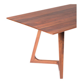 Moe's Home Collection Godenza Dining Table Rectangular Walnut - CB-1004-03