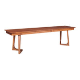 Moe's Home Collection Godenza Bench Walnut - CB-1022-03 - Moe's Home Collection - Benches - Minimal And Modern - 1