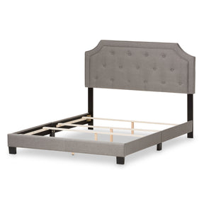 Baxton Studio Willis Modern and Contemporary Light Grey Fabric Upholstered Full Size Bed Baxton Studio-Full Bed-Minimal And Modern - 4