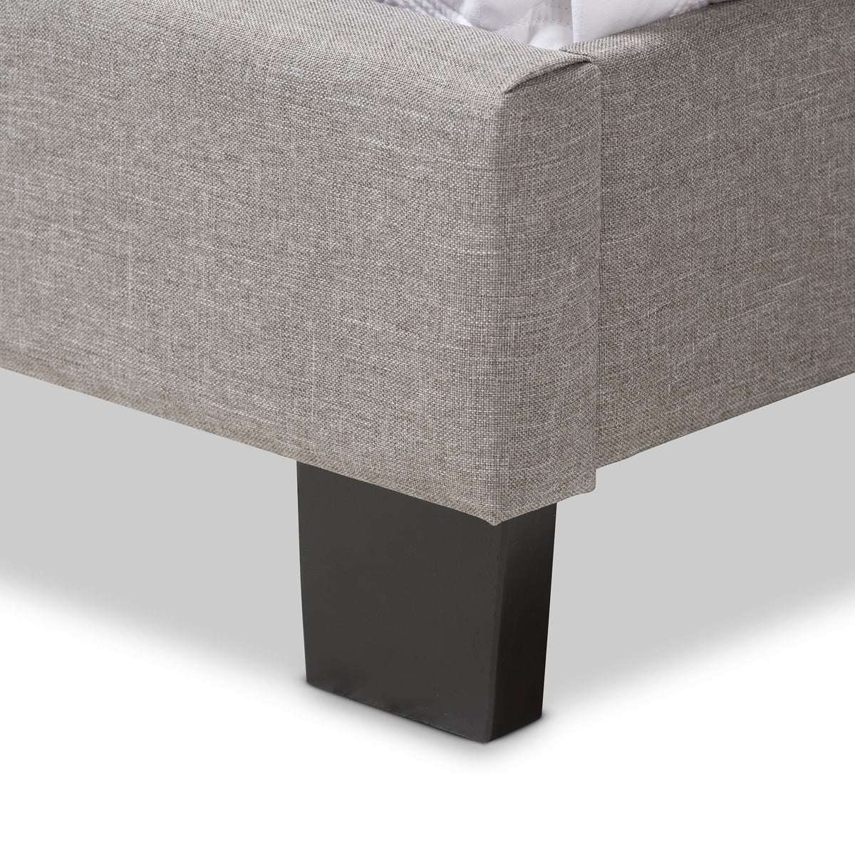 Baxton Studio Willis Modern and Contemporary Light Grey Fabric Upholstered Full Size Bed Baxton Studio-Full Bed-Minimal And Modern - 6