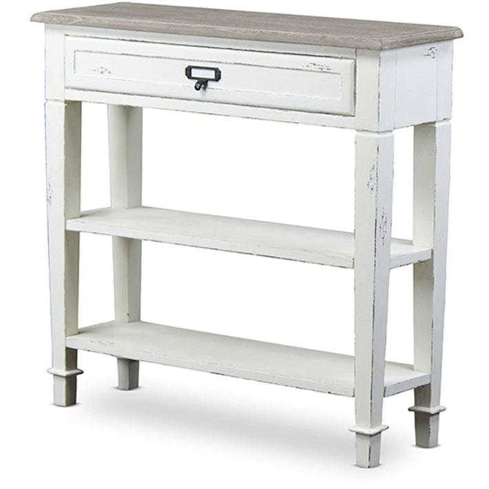Baxton Studio Dauphine Traditional French Accent Console Table-1 Drawer Baxton Studio-side tables-Minimal And Modern - 1